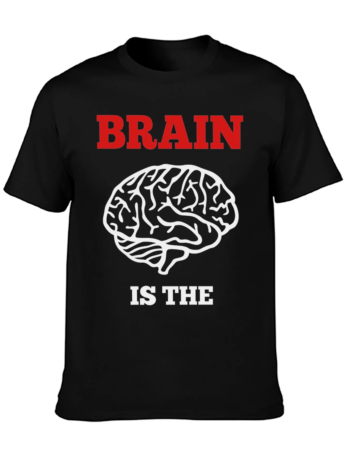 Brain Is The Muscle T-Shirt - Funny Smart Design product image 3
