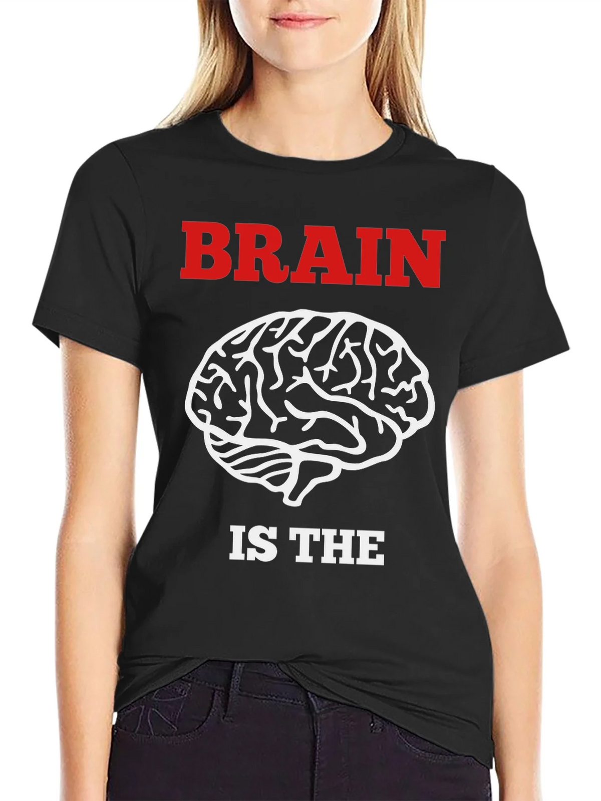 Brain Is The Muscle T-Shirt - Funny Smart Design product image 2
