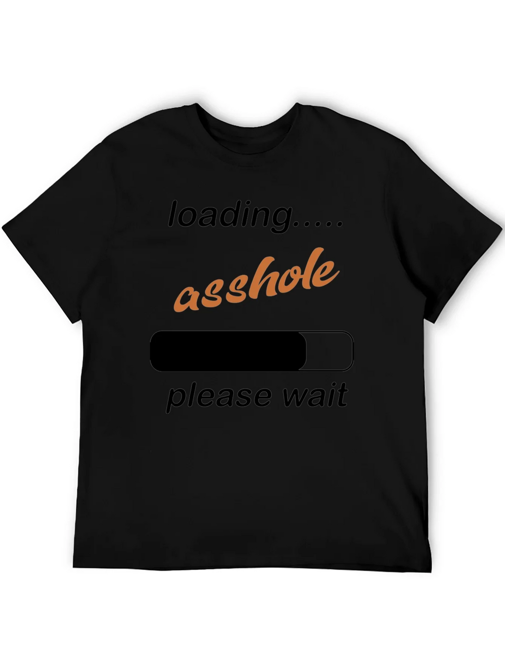 Loading Asshole Black T-Shirt Funny Humor Novelty product image 5