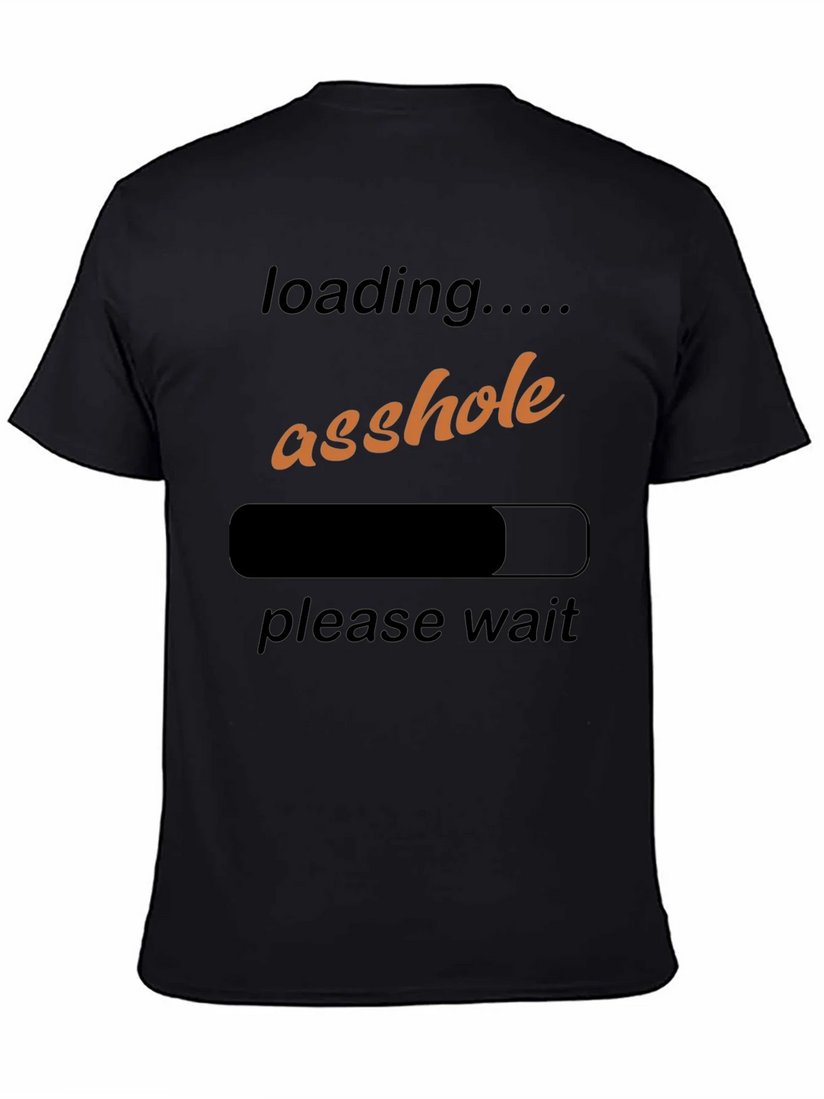 Loading Asshole Black T-Shirt Funny Humor Novelty product image 4