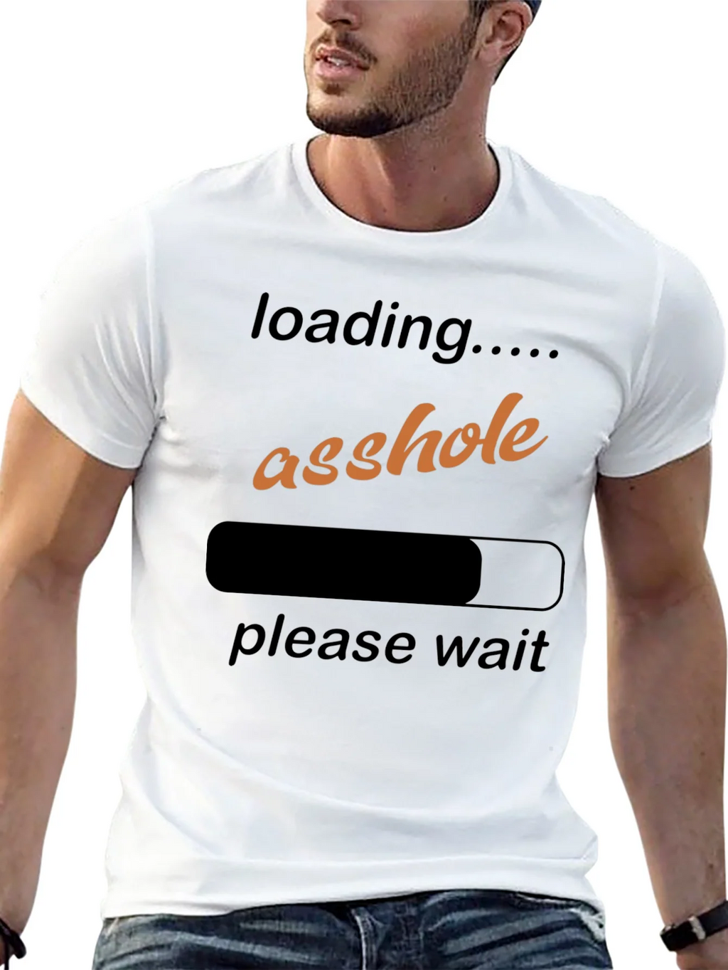 Loading Asshole Black T-Shirt Funny Humor Novelty product image 12