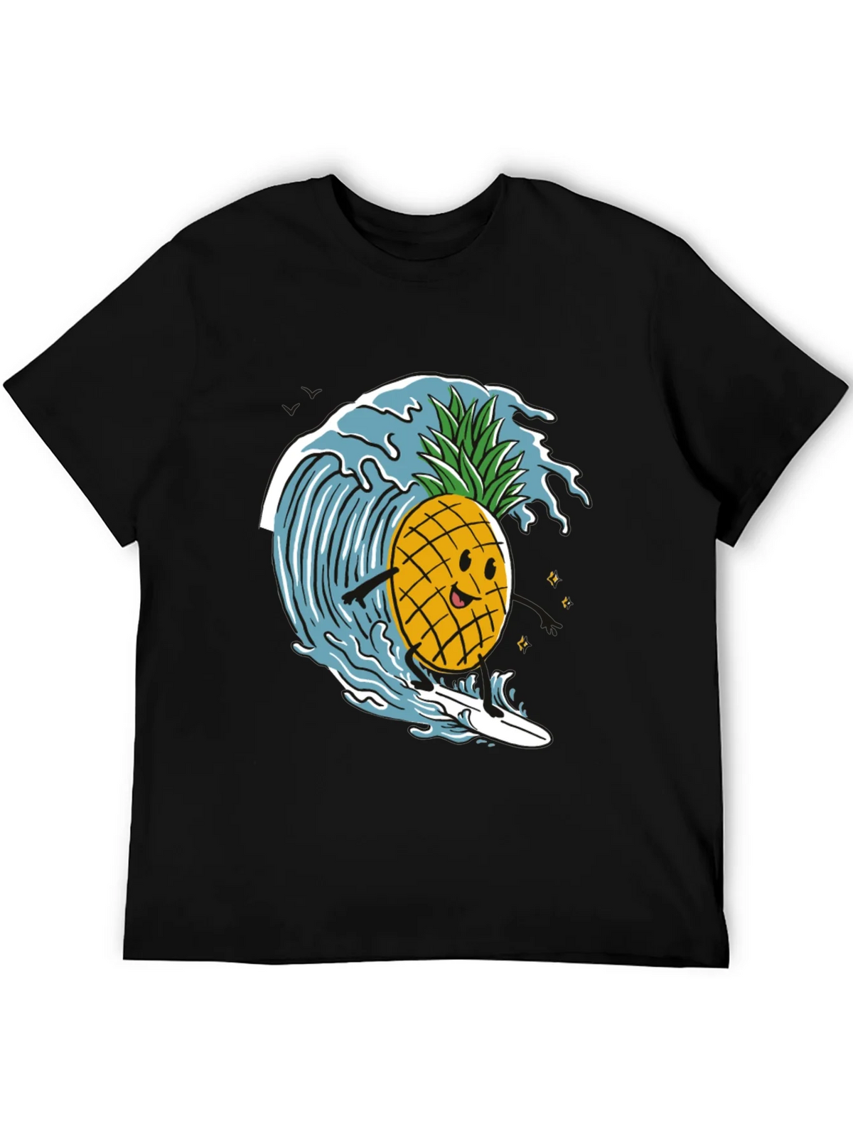 Surfing Pineapple T-Shirt - Fun Summer Tee product image 3