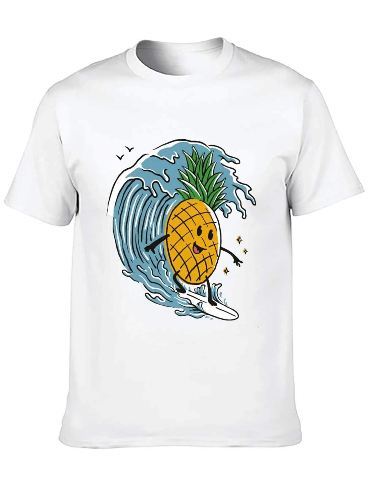 Surfing Pineapple T-Shirt - Fun Summer Tee product image 7
