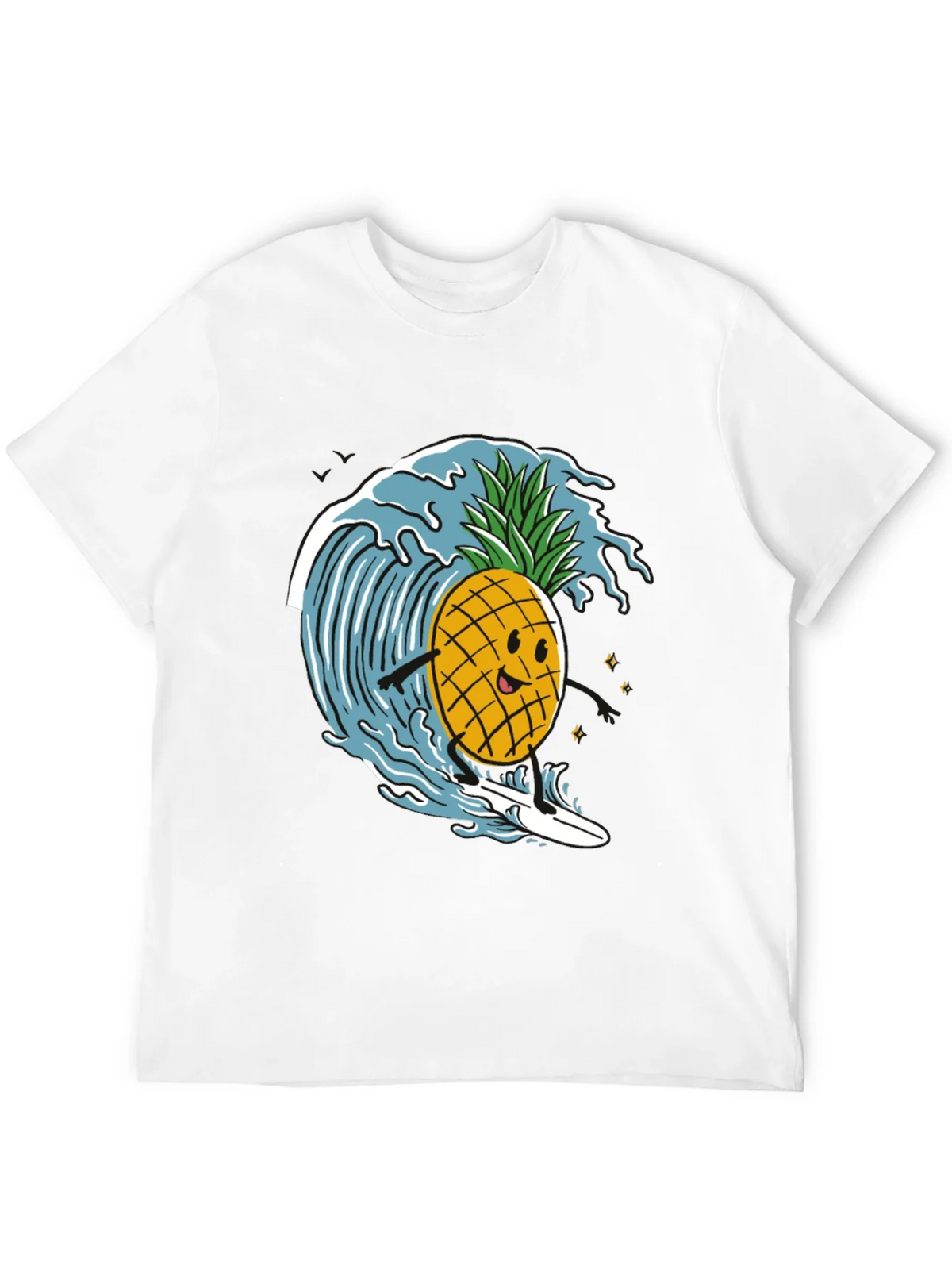 Surfing Pineapple T-Shirt - Fun Summer Tee product image 9