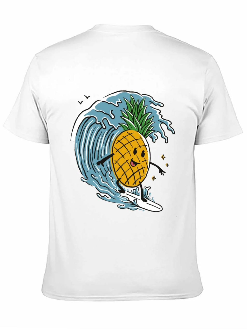Surfing Pineapple T-Shirt - Fun Summer Tee product image 8