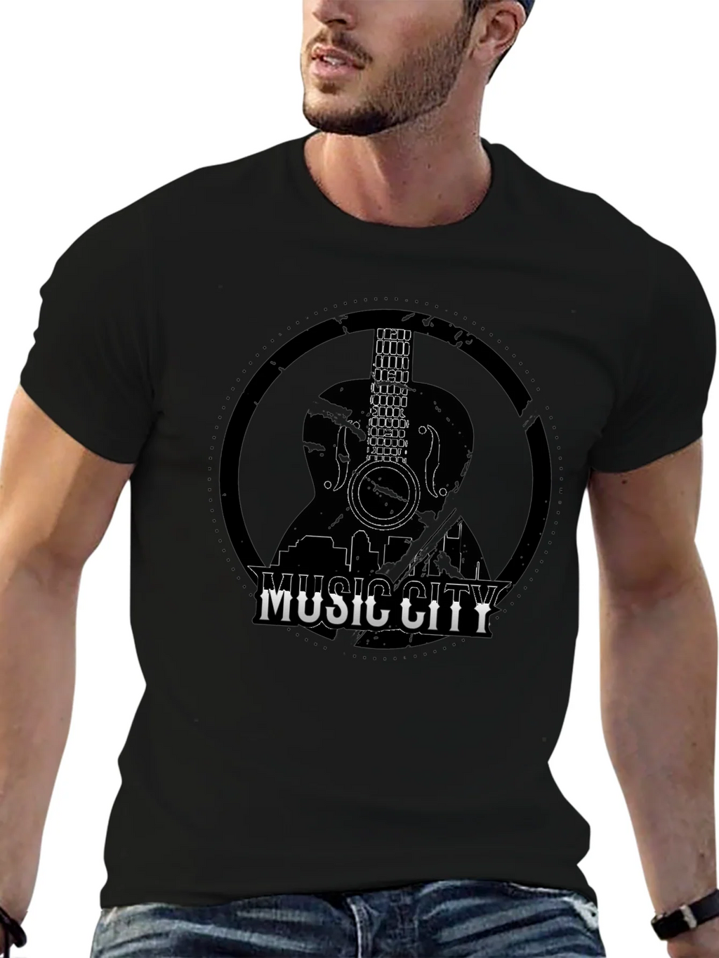 Music City Guitar Graphic Tee product image 6