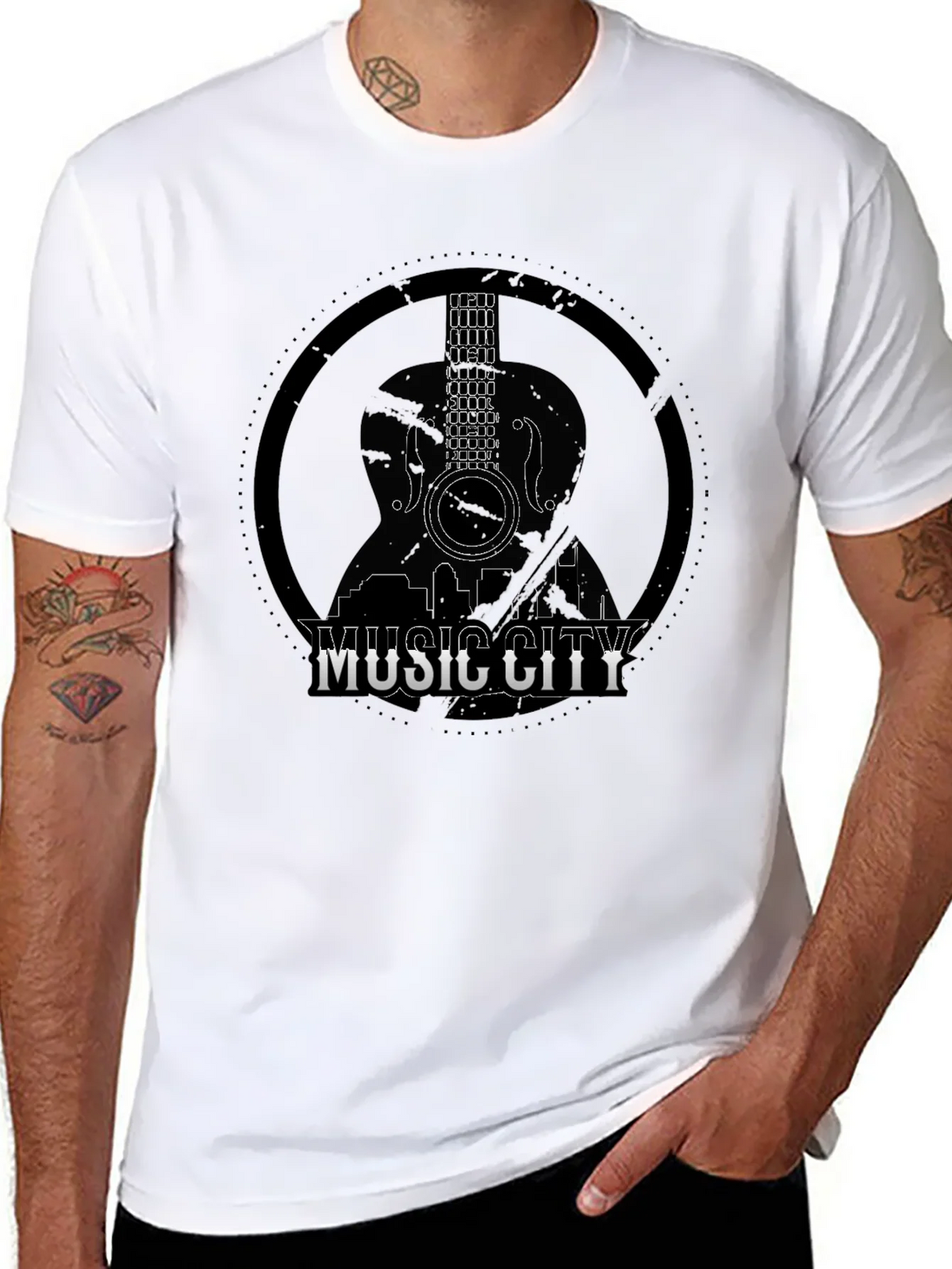 Music City Guitar Graphic Tee product image 7