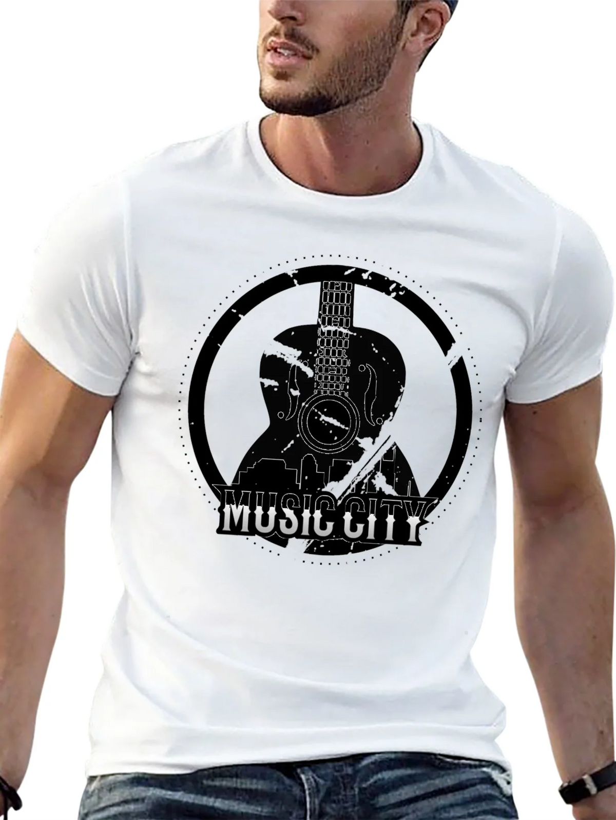 Music City Guitar Graphic Tee product image 12