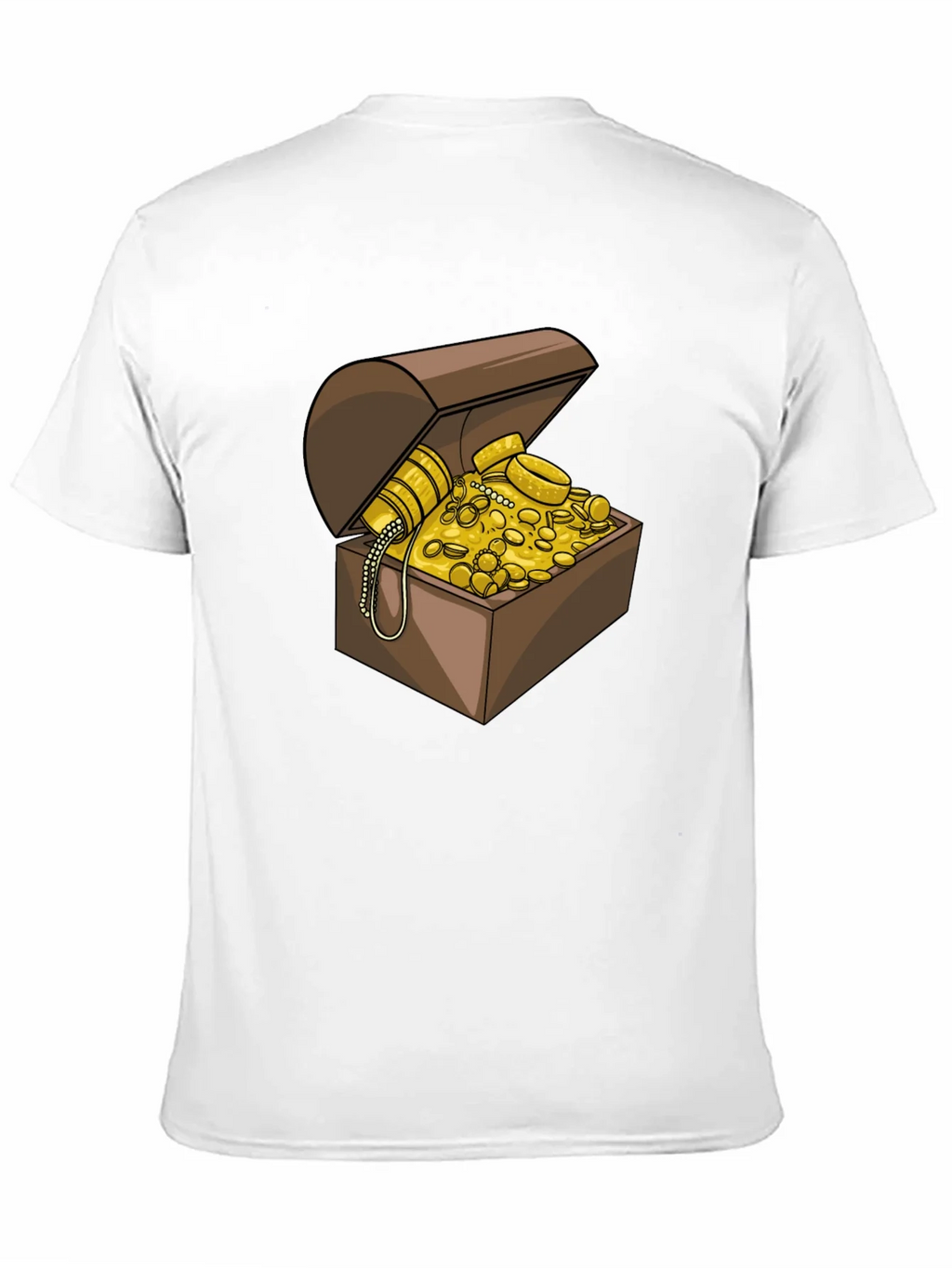 Treasure Chest Graphic Tee - Black Cotton Casual Shirt product image 10
