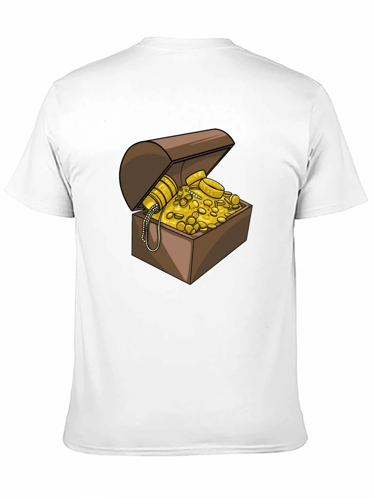 Treasure Chest Graphic Tee - Black Cotton Casual Shirt product image 10