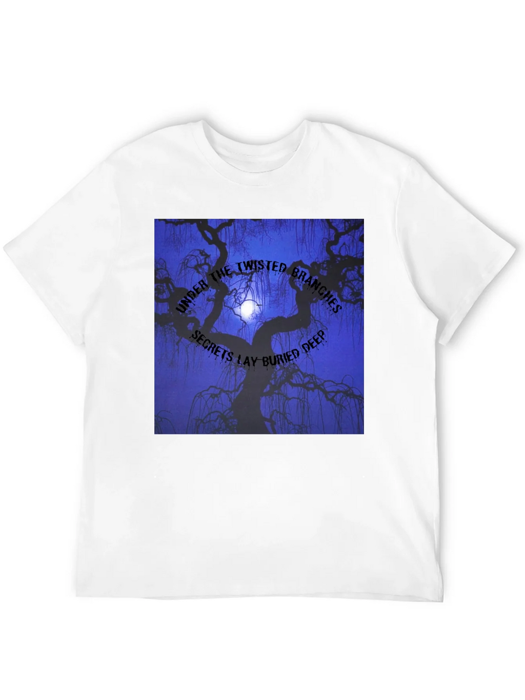 Twisted Branches Graphic Tee - Dark Aesthetic product image 11