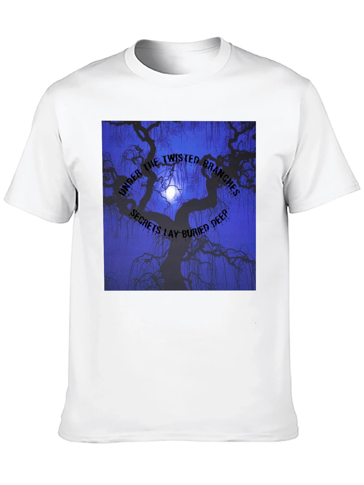 Twisted Branches Graphic Tee - Dark Aesthetic product image 9