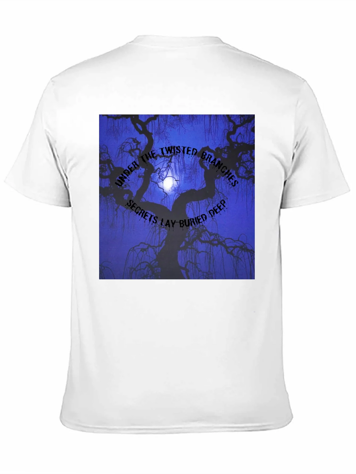Twisted Branches Graphic Tee - Dark Aesthetic product image 10
