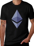 Ethereum Logo Black T-Shirt - Crypto Fashion product image 1