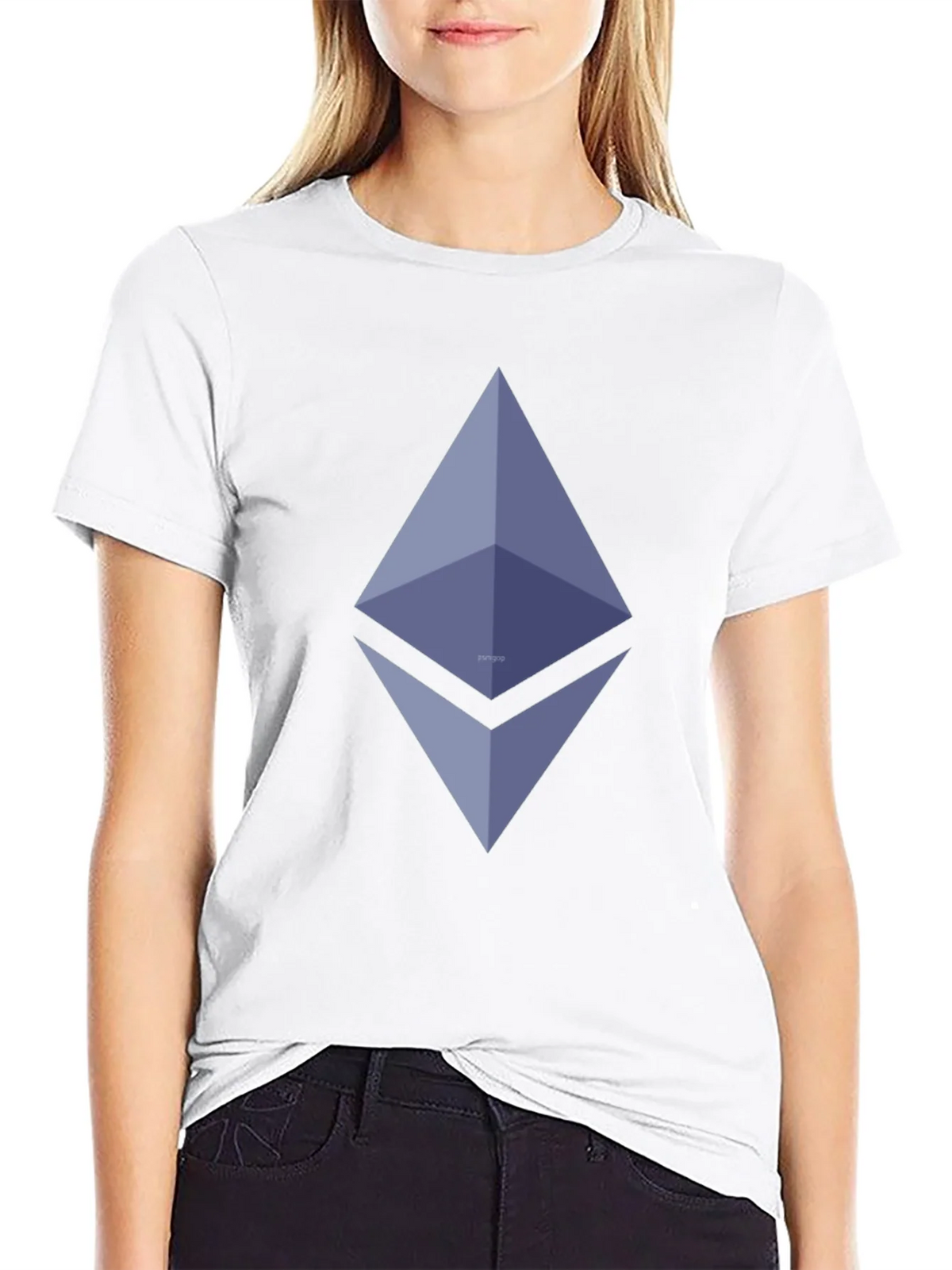 Ethereum Logo Black T-Shirt - Crypto Fashion product image 5