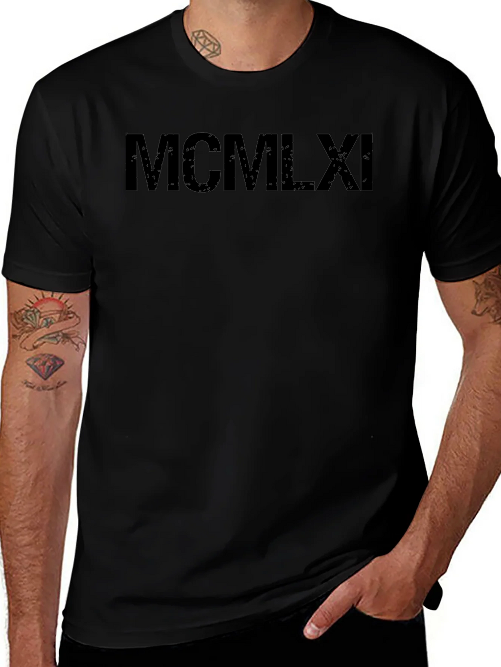 Roman Numeral MCMILXI Mens T-Shirt product image 1