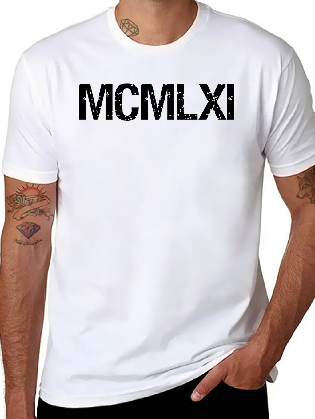 Roman Numeral MCMILXI Mens T-Shirt product image 7