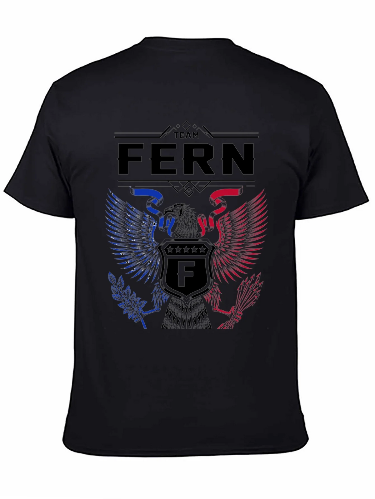 Team Fern Patriotic Eagle T-Shirt product image 4