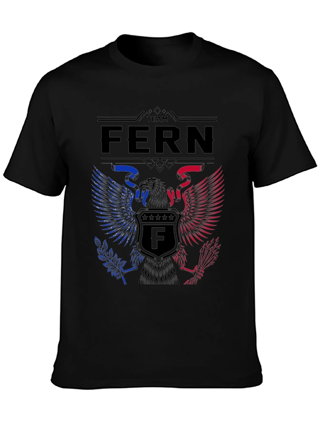 Team Fern Patriotic Eagle T-Shirt product image 3