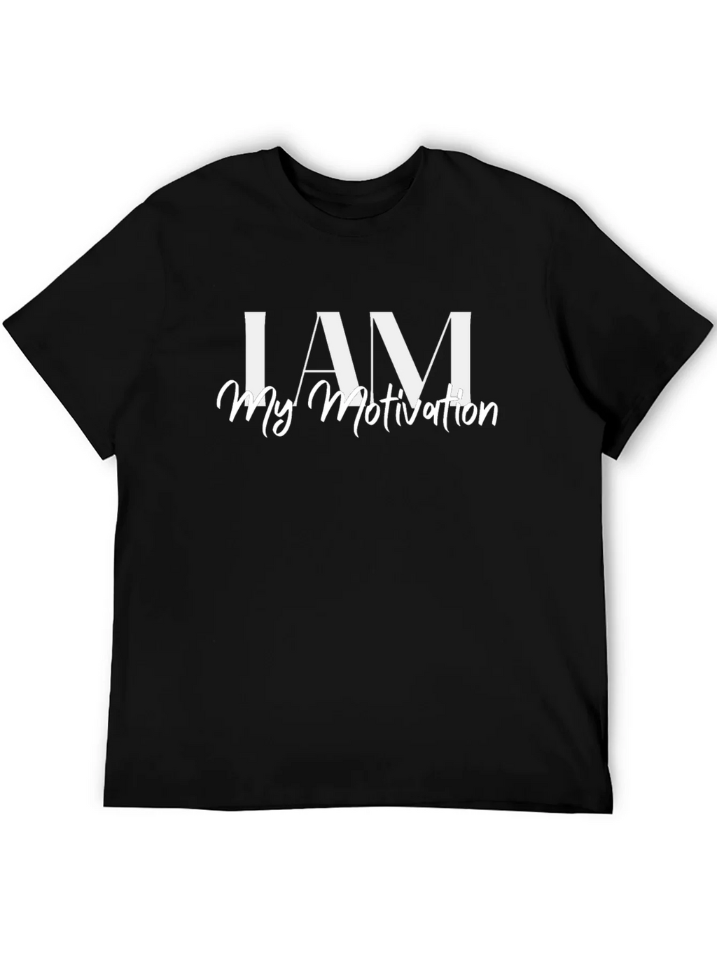 I AM My Motivation T-Shirt - Inspiring Black Tee product image 4