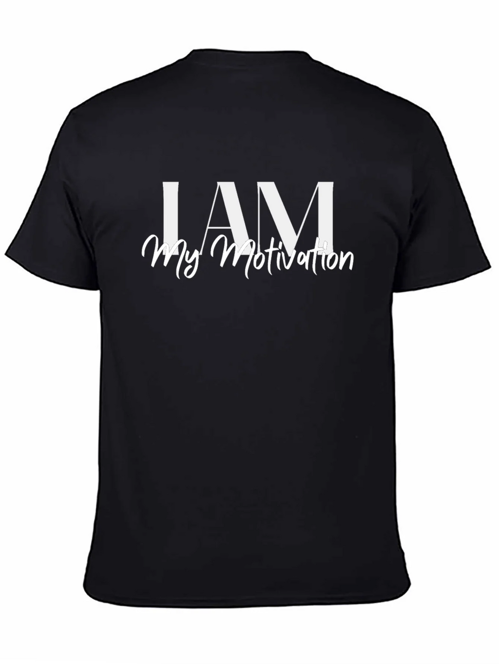 I AM My Motivation T-Shirt - Inspiring Black Tee product image 3