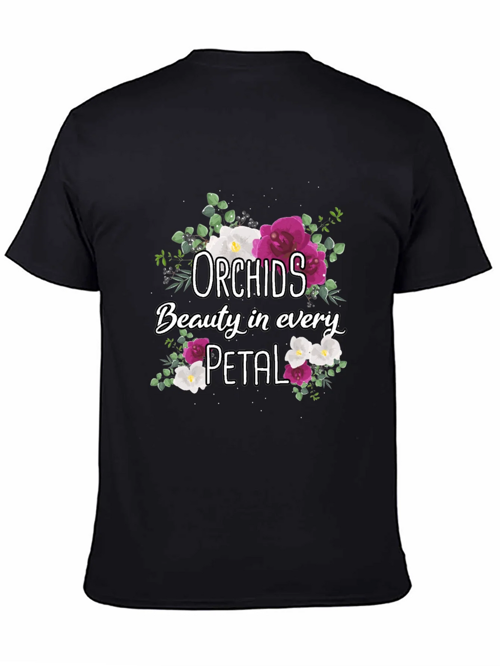 Orchids Floral T-Shirt Beauty in Every Petal product image 4