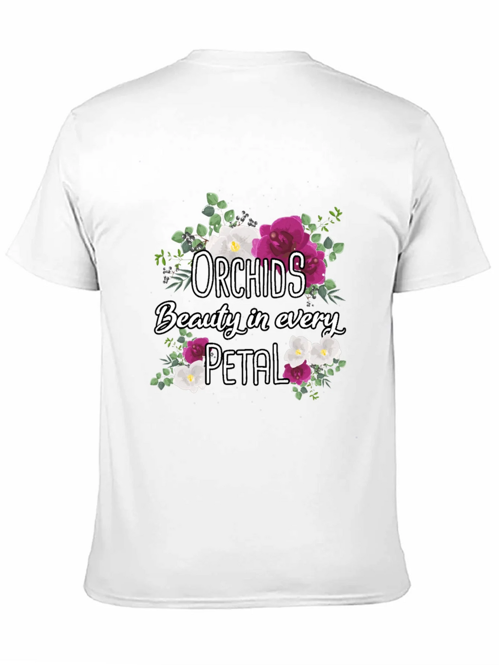 Orchids Floral T-Shirt Beauty in Every Petal product image 10