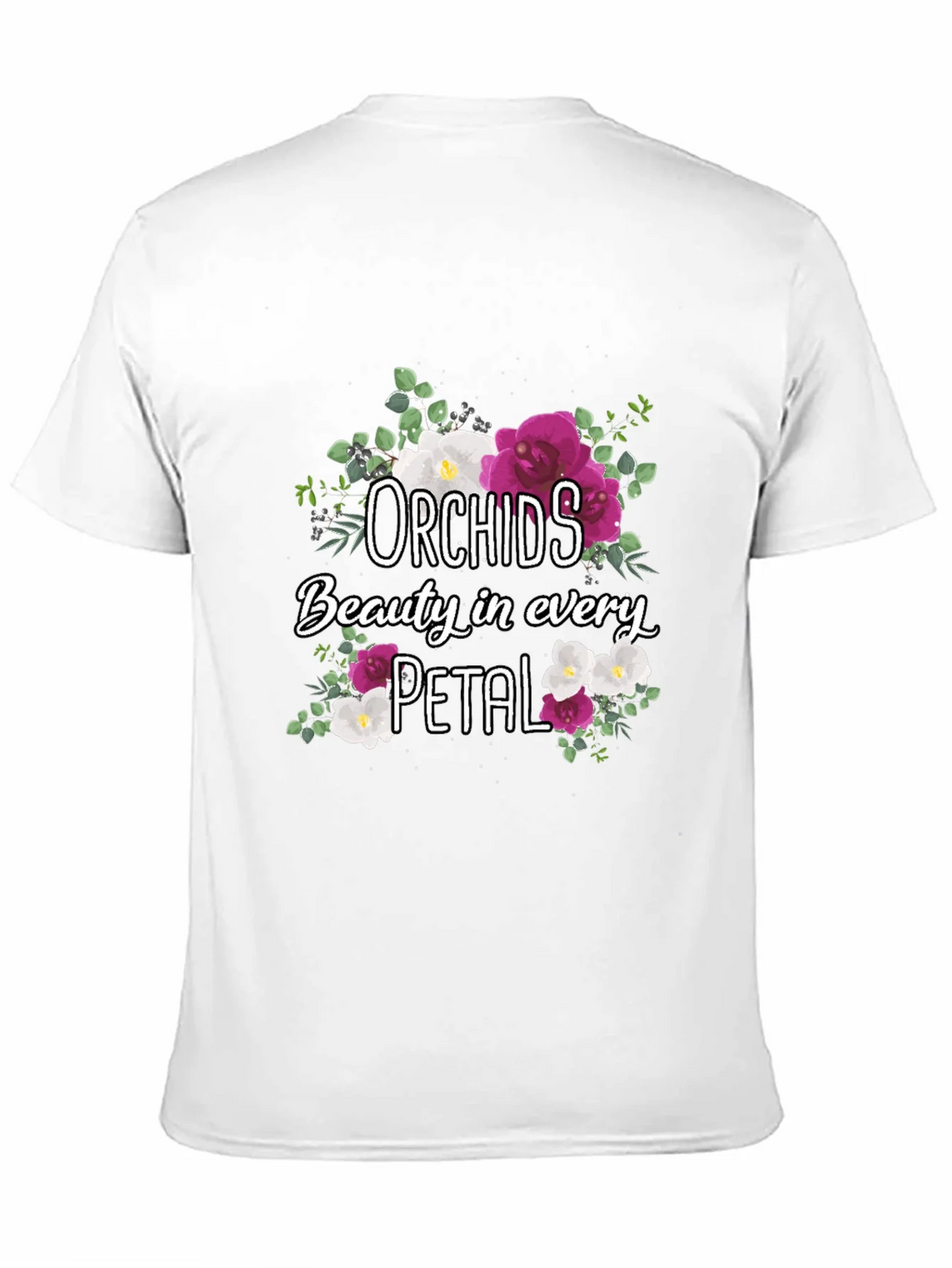 Orchids Floral T-Shirt Beauty in Every Petal product image 10