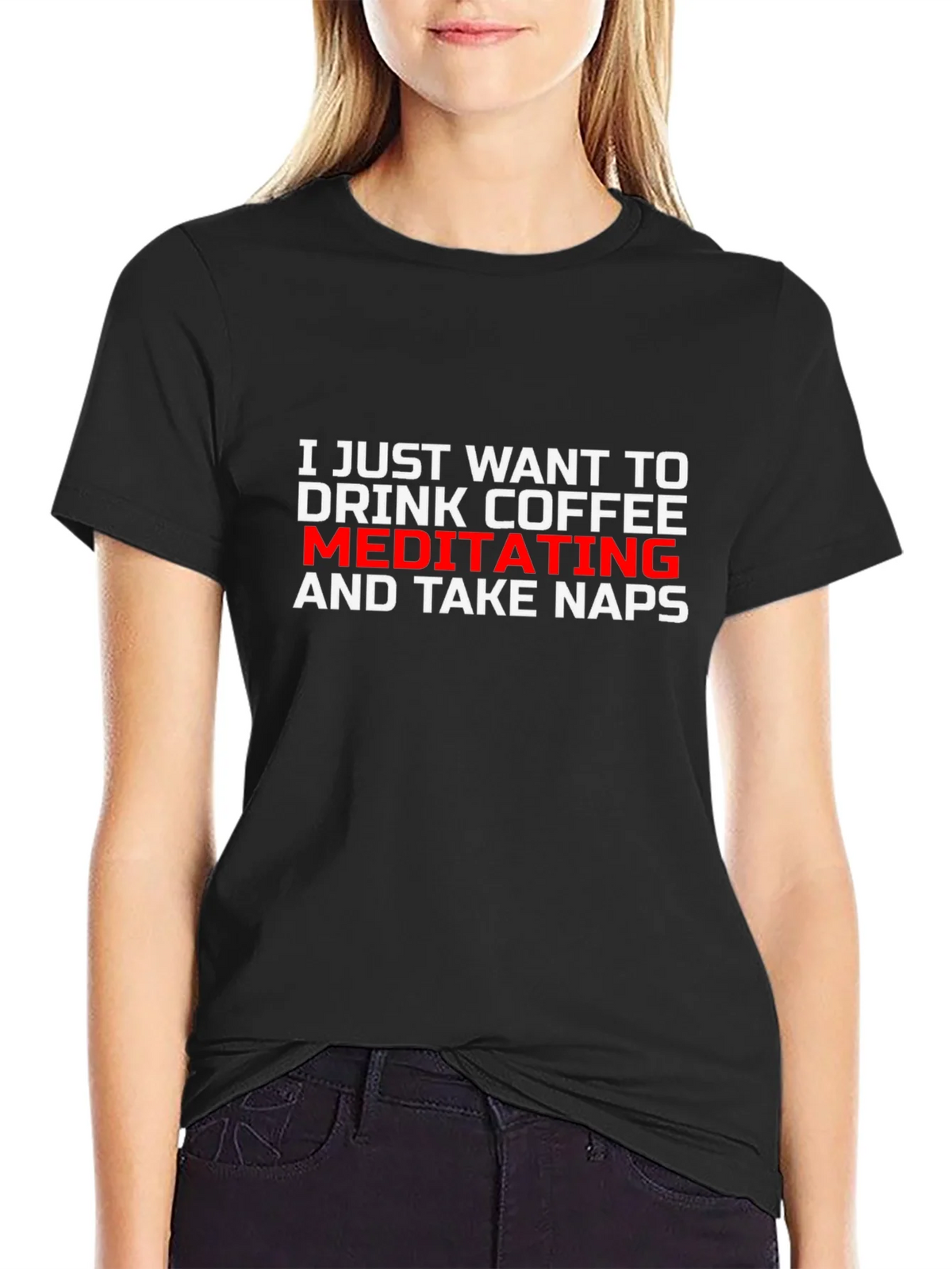 Coffee Naps T-Shirt - Humorous Graphic Tee for Relaxing product image 2