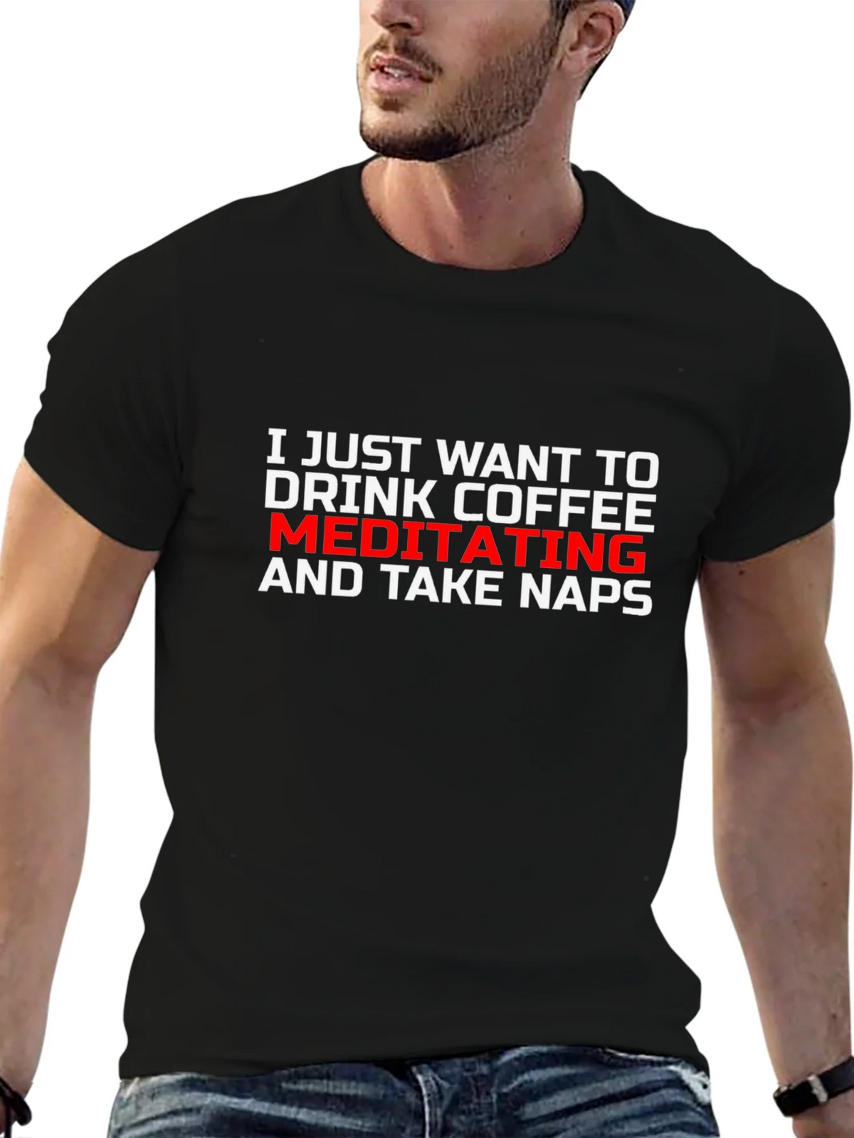 Coffee Naps T-Shirt - Humorous Graphic Tee for Relaxing product image 6