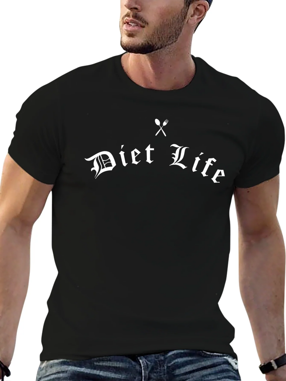 Diet Life Black T-Shirt product image 6