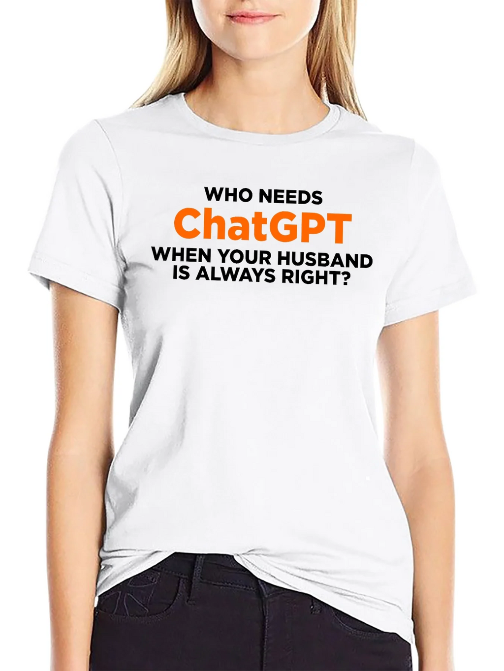 Who Needs ChatGPT? T-Shirt - Husband Always Right product image 8
