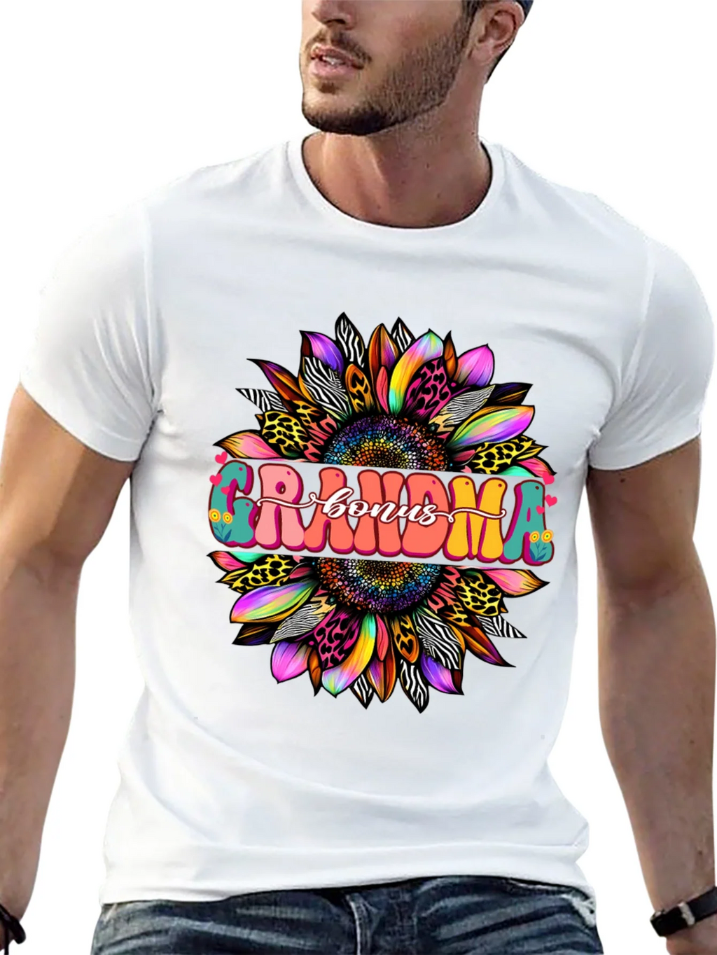 Grandma Bonus Graphic Tee - Sunflower Design product image 12