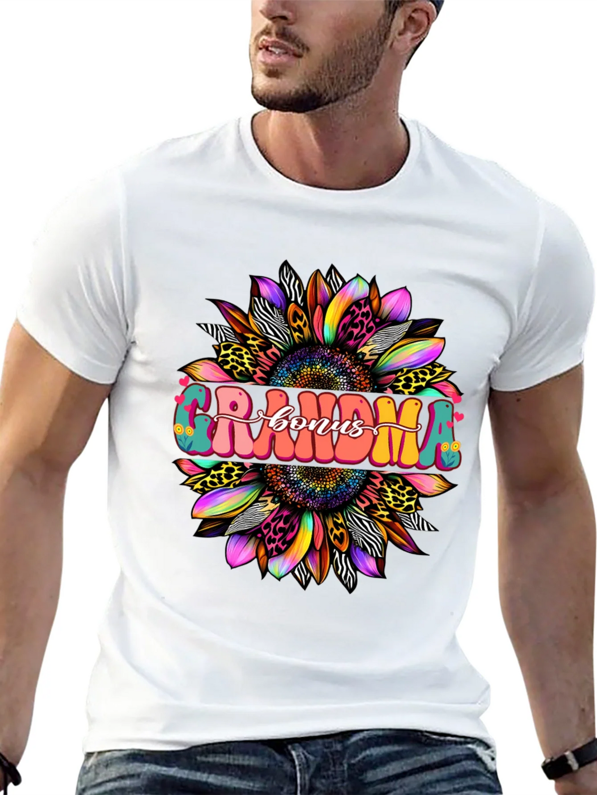Grandma Bonus Graphic Tee - Sunflower Design product image 12