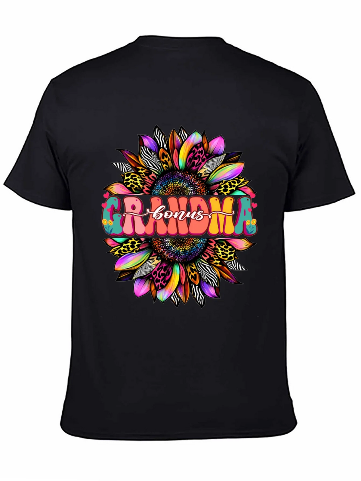 Grandma Bonus Graphic Tee - Sunflower Design product image 4