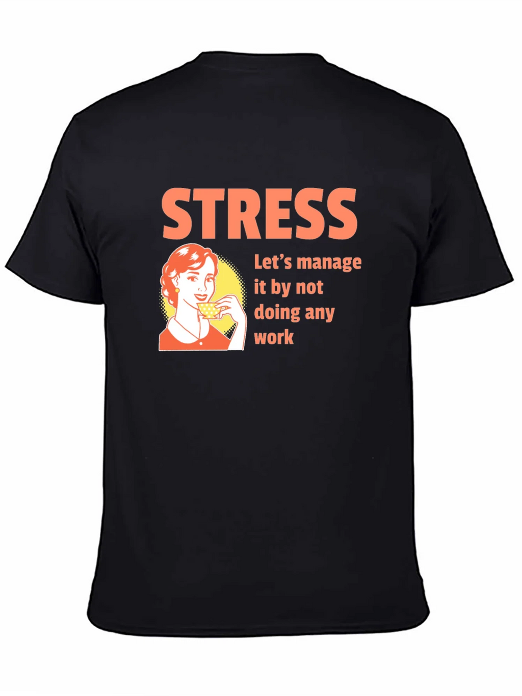 Stress Management T-Shirt - Funny Graphic Tee product image 4