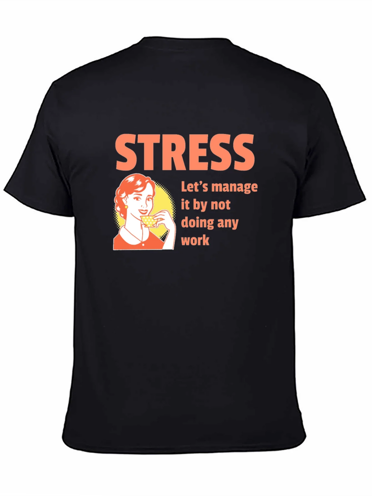 Stress Management T-Shirt - Funny Graphic Tee product image 4
