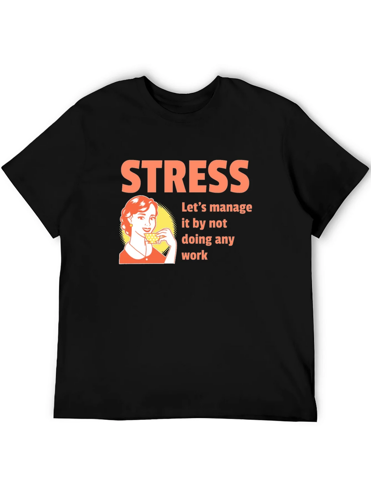 Stress Management T-Shirt - Funny Graphic Tee product image 5
