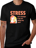 Stress Management T-Shirt - Funny Graphic Tee product image 1