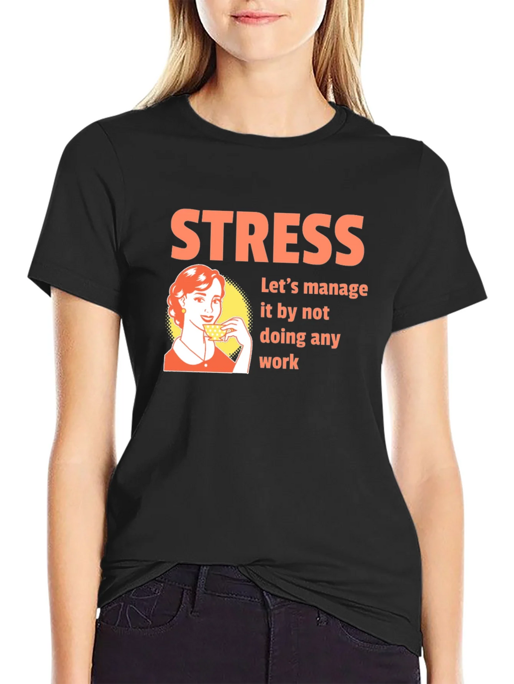 Stress Management T-Shirt - Funny Graphic Tee product image 2