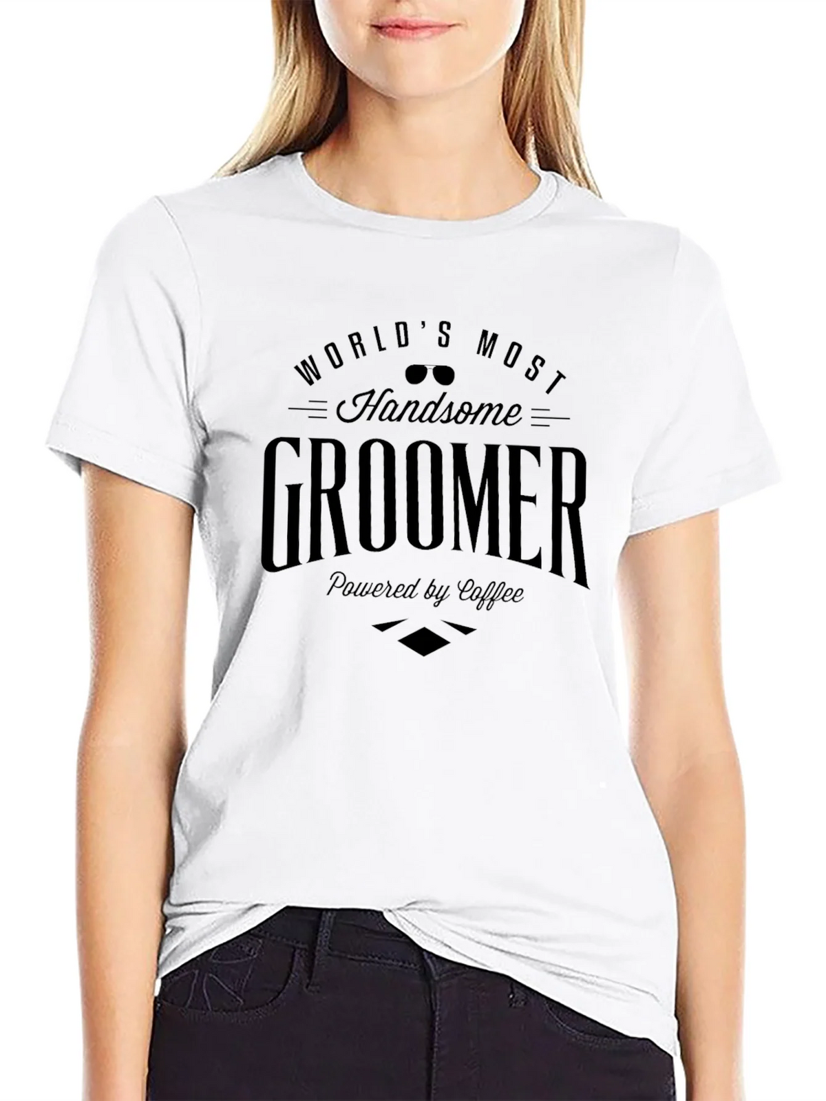 Worlds Most Handsome Groomer T-Shirt - Coffee Powered product image 8