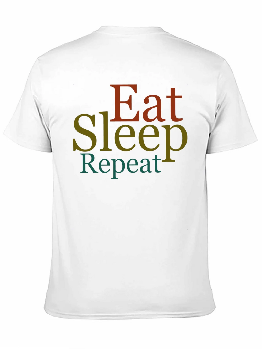 Eat Sleep Repeat Graphic Tee - Black T-Shirt product image 10