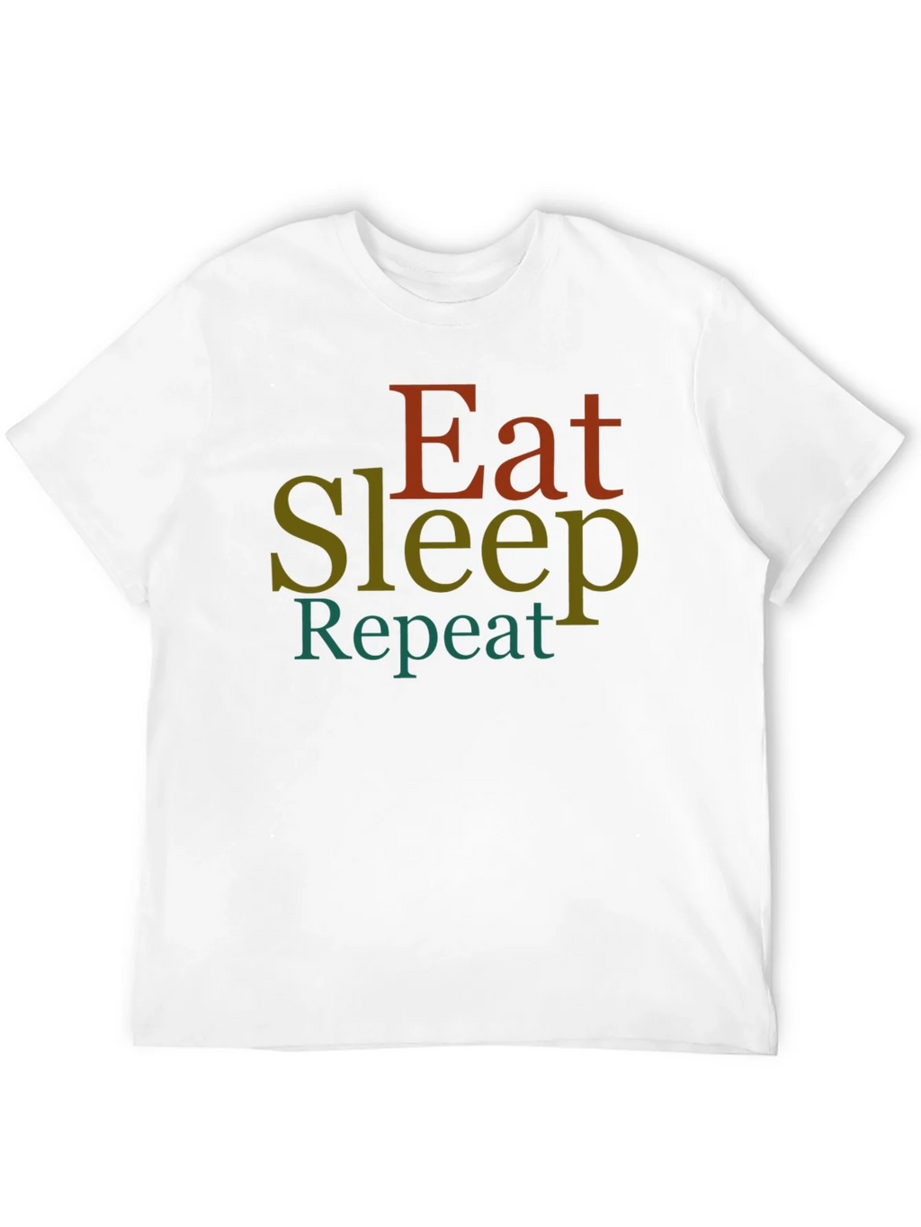 Eat Sleep Repeat Graphic Tee - Black T-Shirt product image 11