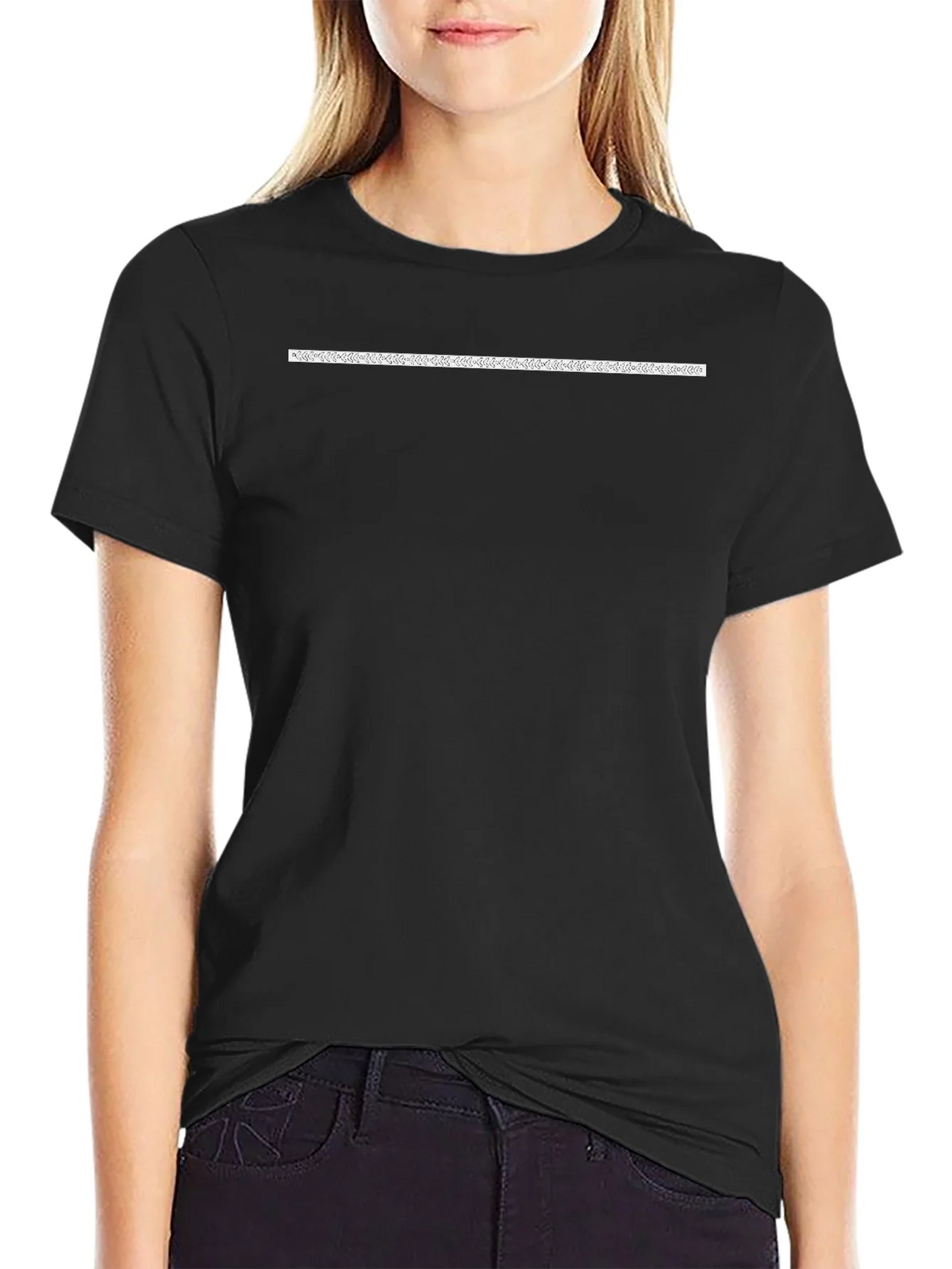 Classic Black Short Sleeve Crew Neck T-Shirt product image 2