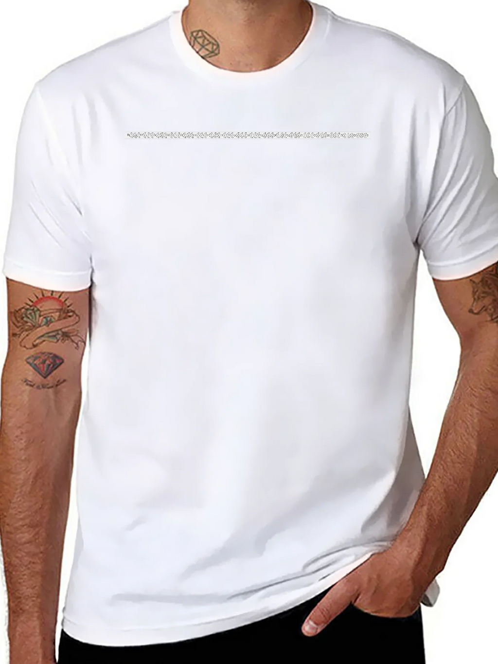 Classic Black Short Sleeve Crew Neck T-Shirt product image 7