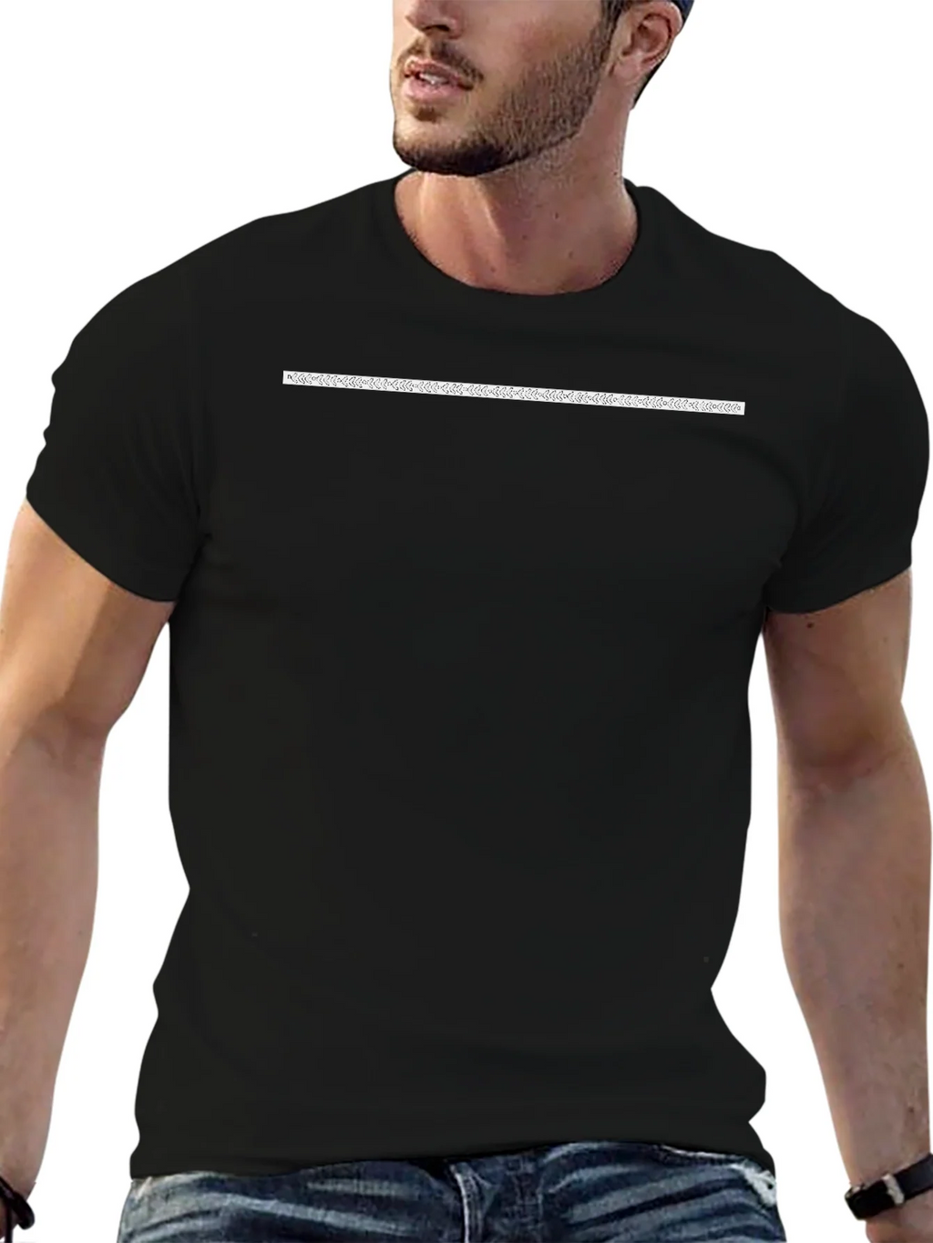 Classic Black Short Sleeve Crew Neck T-Shirt product image 6