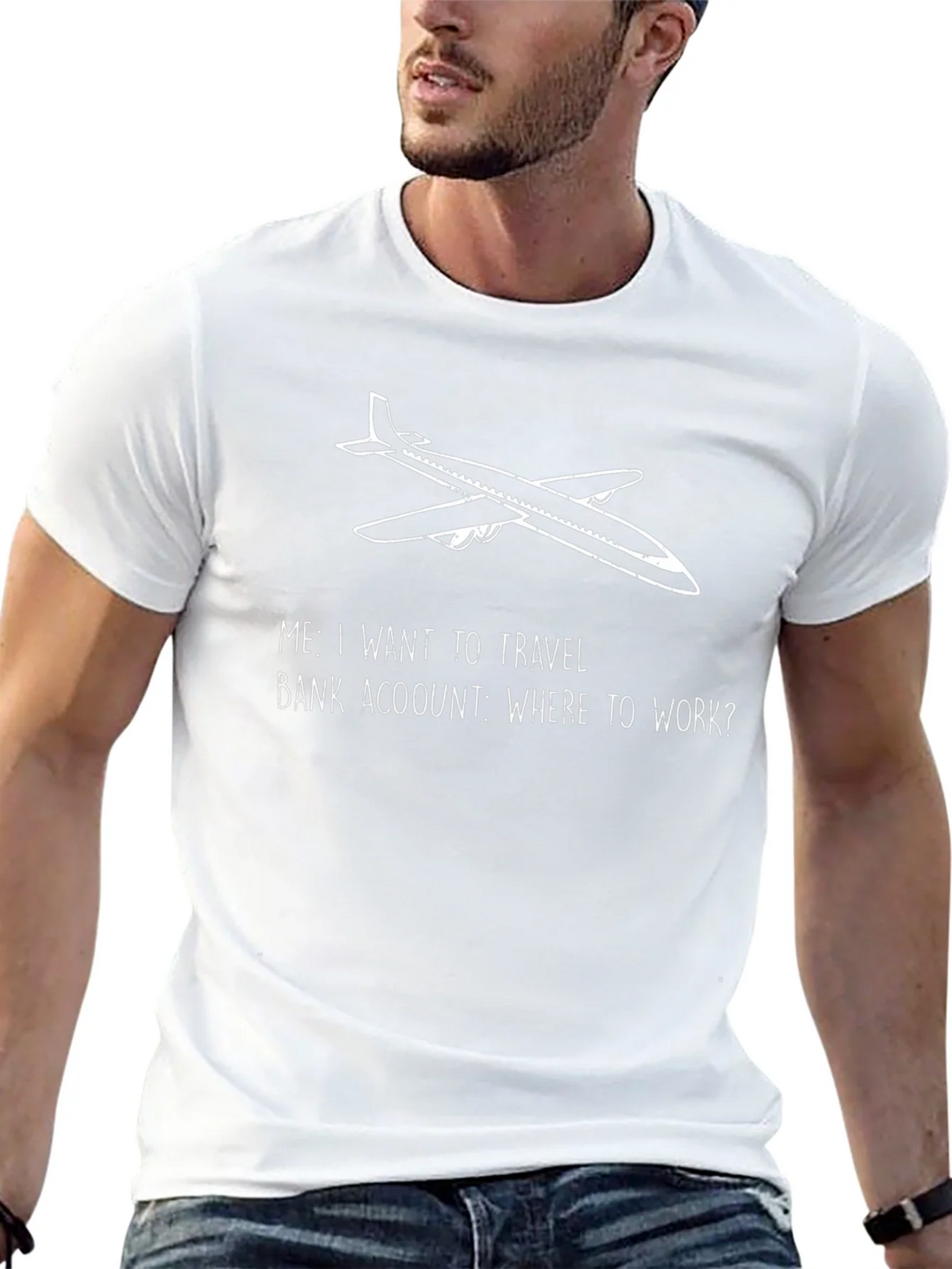 Travel Bug Tee: Airplane Graphic T-Shirt product image 12