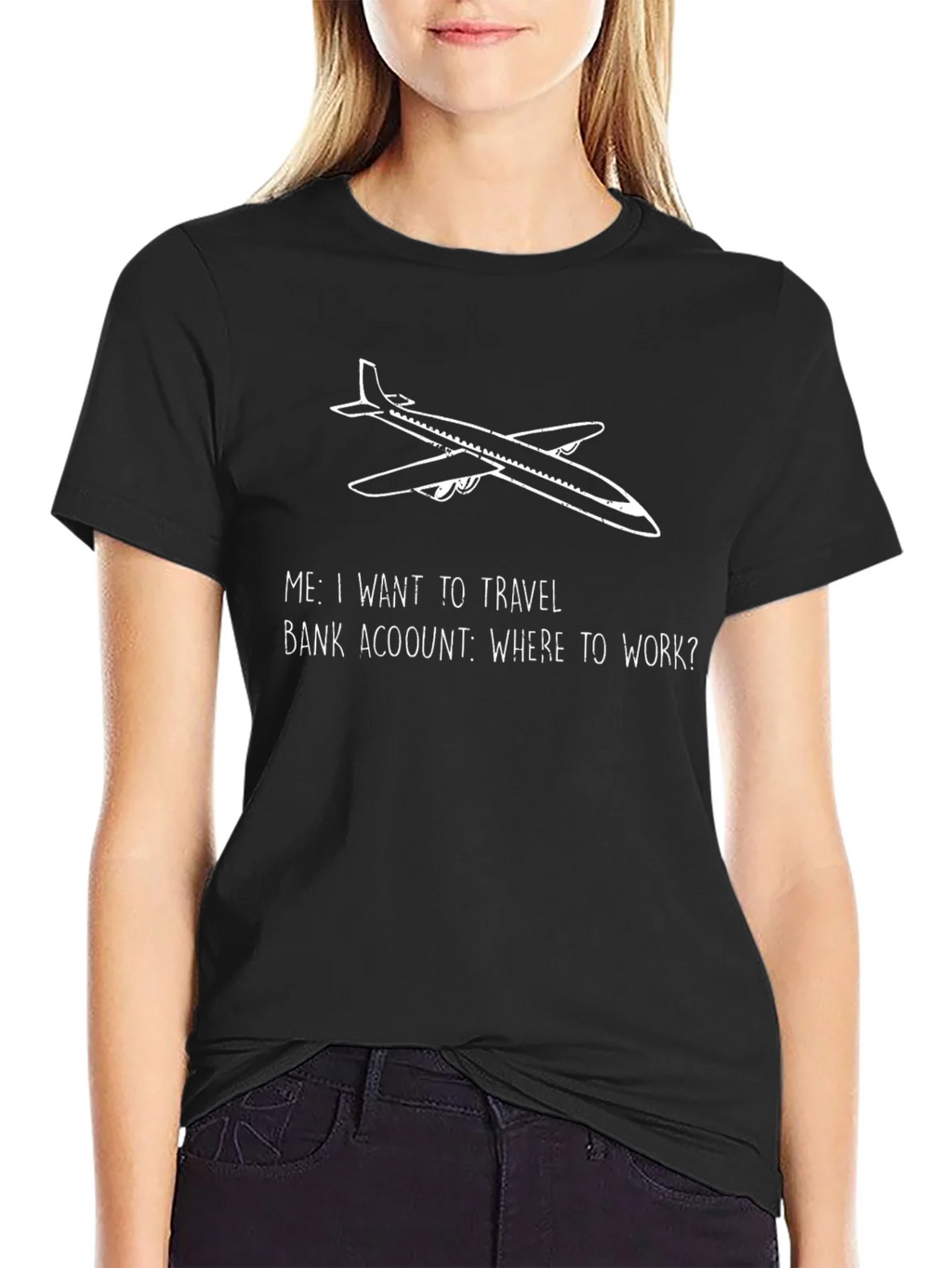 Travel Bug Tee: Airplane Graphic T-Shirt product image 2