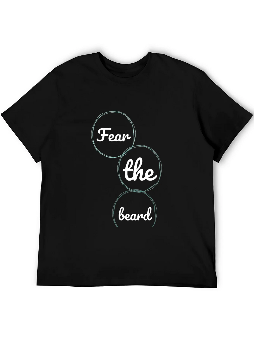 Fear the Beard Graphic Tee - Black Cotton T-Shirt product image 5