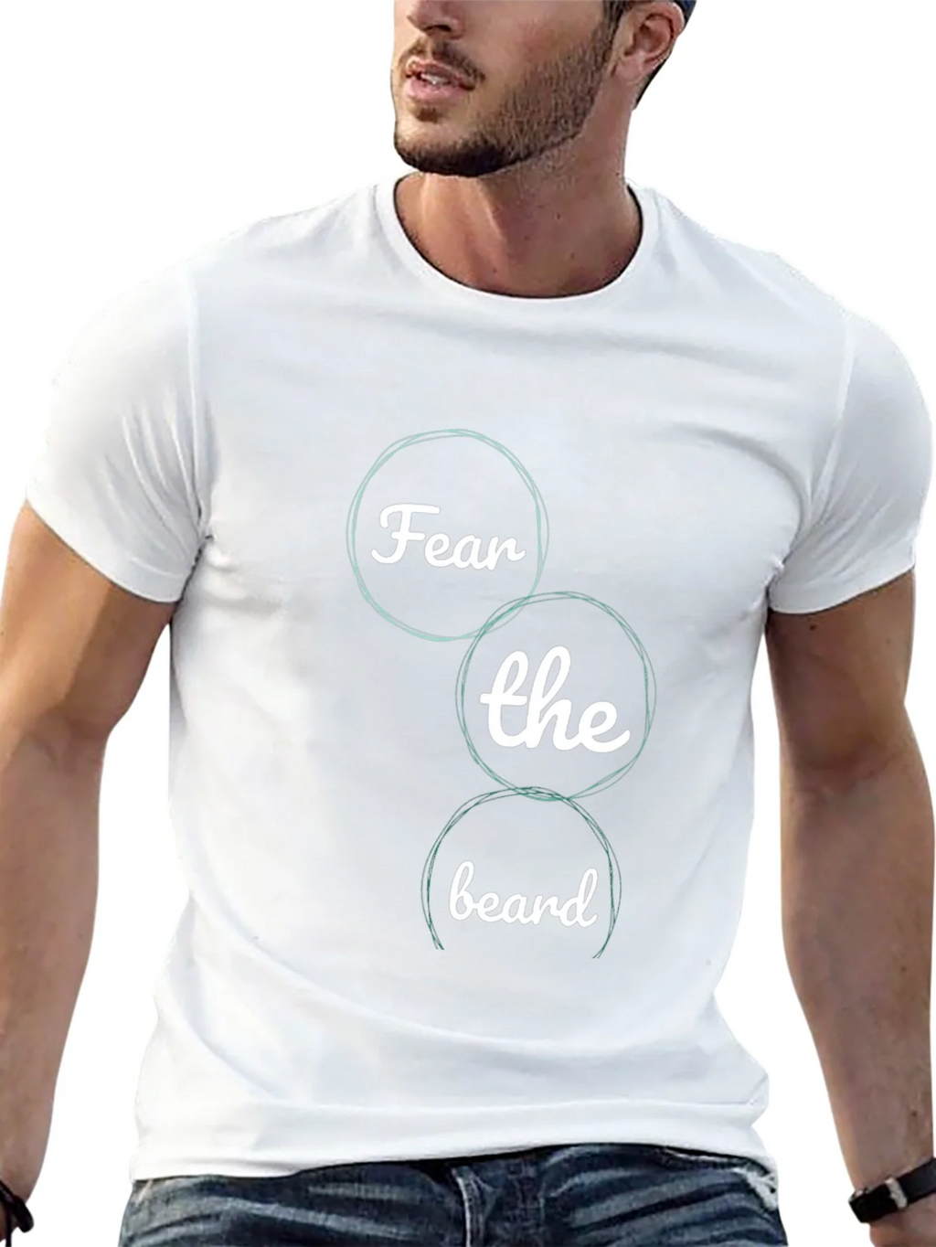 Fear the Beard Graphic Tee - Black Cotton T-Shirt product image 12